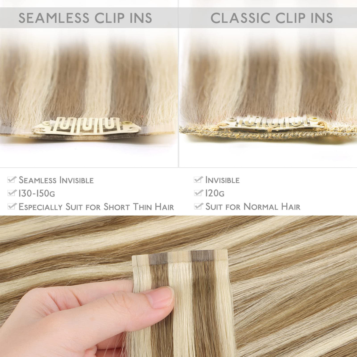 Paquet d'extensions de cheveux Wennalife 20 pouces