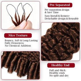 Paquet d'extensions LOLly Hair 55g avec technologie Invisible Knots