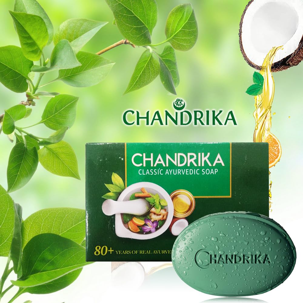 Paquet de 10 savons Chandrika avec emballage éthique