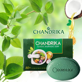 Paquet de 10 savons Chandrika avec emballage éthique