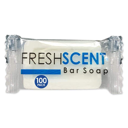 Paquet de 100 barres de savon Freshscent 1,0 oz emballées individuellement