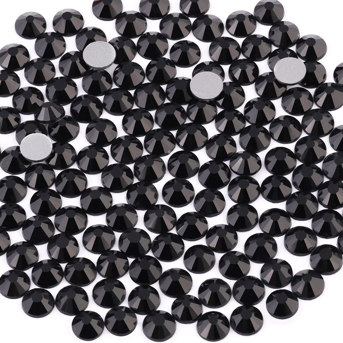 Paquet de 2000 strass en verre noir BELLEBOOST