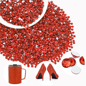 Paquet de 3000 strass en verre cristal Rouge clair BELLEBOOST