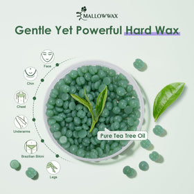 Paquet de perles de cire dur Mallowwax avec étiquette