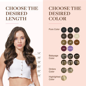 Paquet des extensions de cheveux GOO GOO avec spécifications