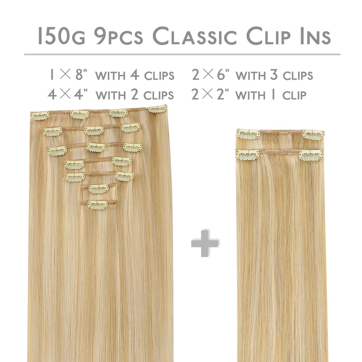 Paquet des extensions de cheveux Wennalife 150g avec échantillons