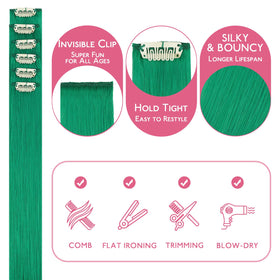Paquet des extensions de cheveux Wennalife avec 6 pièces