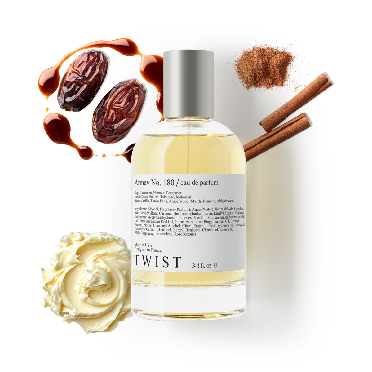 Parfum Armav No. 180 HOUSE OF TWIST bouteille vue de face