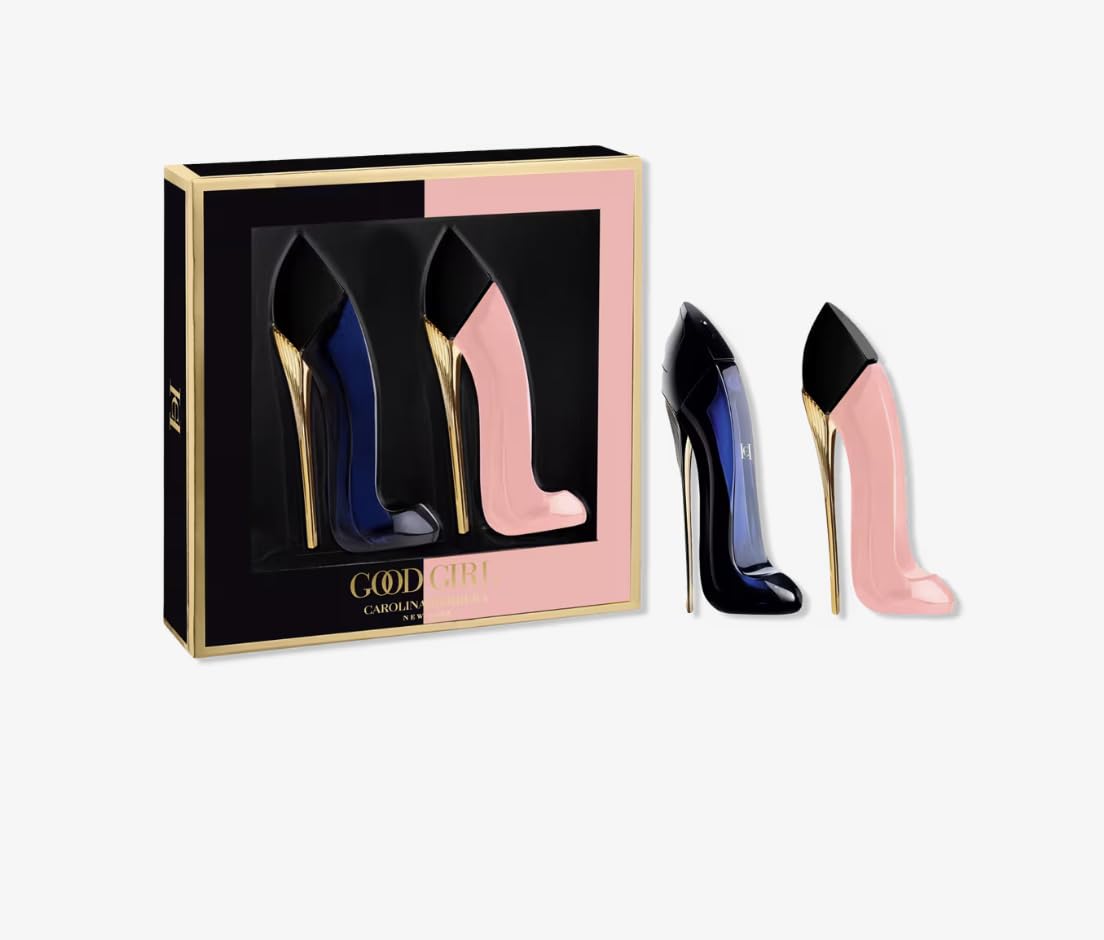 Parfum Good Girl Blush en flacon miniature avec décor floral