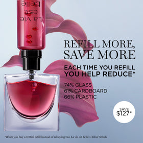 Parfum Lancôme La Vie Est Belle L'Elixir avec fleurs