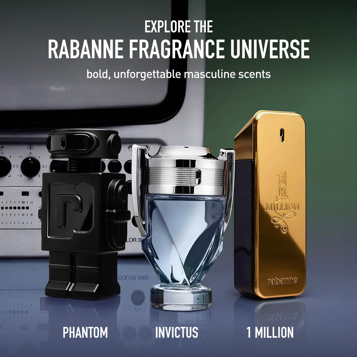 Parfum Rabanne Phantom In Red avec accessoires de parfum