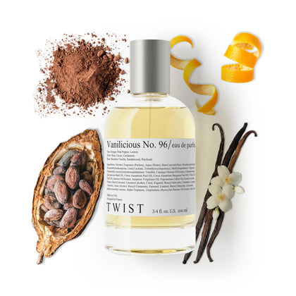 Parfum Vanilicious No. 96 de HOUSE OF TWIST, vue de face