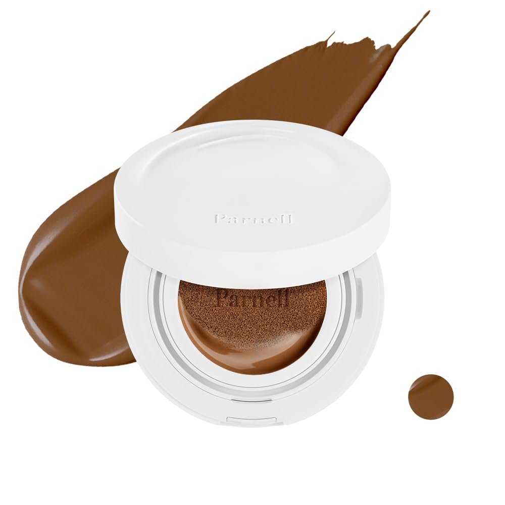 Parnell Cicamanu Serum Cushion 43N avec couvercle ouvert et applicateur