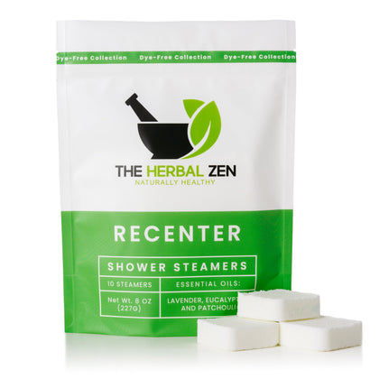 Pastilles de douche The Herbal Zen en emballage