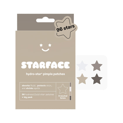 Patch hydrocolloïde Starface Hydro-Star vue de face dans l'emballage
