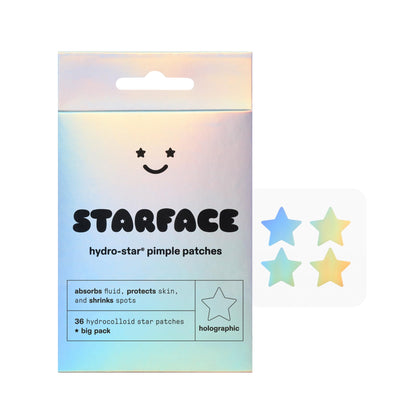 Patch Starface Hydro-Star® holographique vue avant