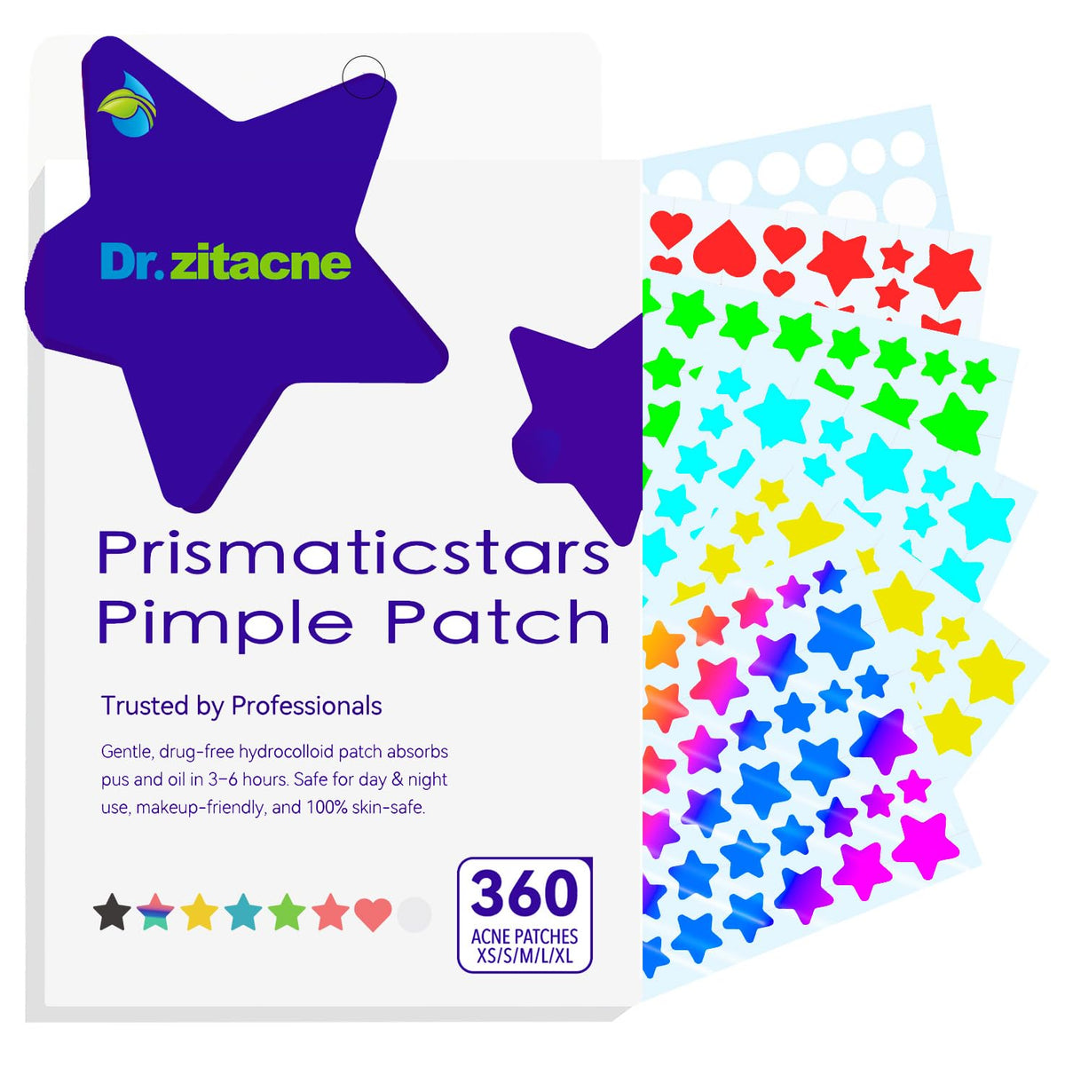 Patches acné Dr. Zitacne dans un emballage de 360 pièces