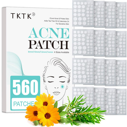 Patches anti-acné TKTK, 560 patches hydrocolloïdes dans l'emballage