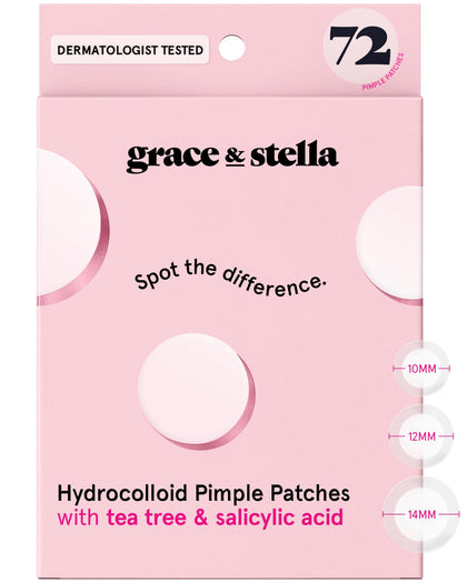 Patches anti-boutons grace & stella en 10mm, 12mm et 14mm, vue avant