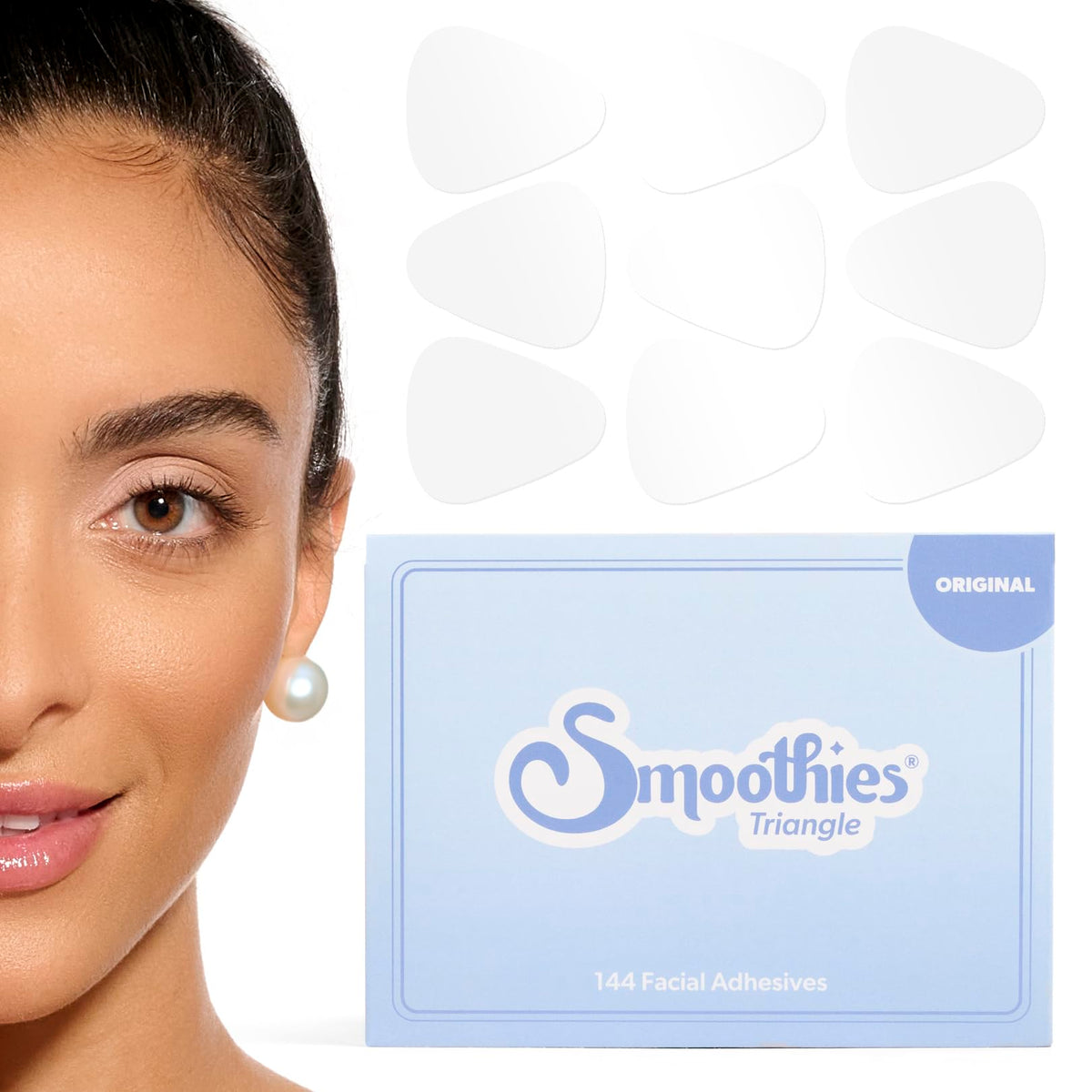 Patches anti-rides Smoothies modèle transparent