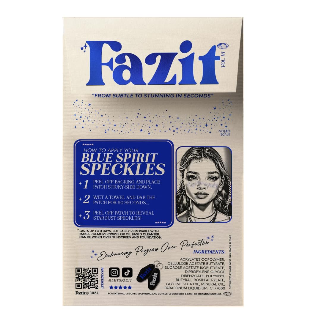 Patches de maquillage Fazit dans leur emballage, 6 patches
