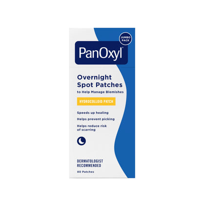 Patches de nuit PanOxyl 40 unités vue de face