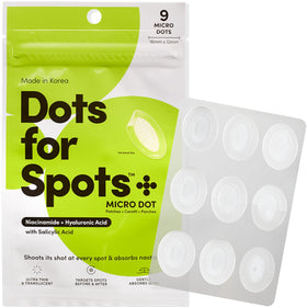 Patches Dots for Spots vue de face avec emballage