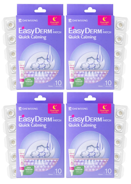 Patches DWEasyDerm anti-acné vue de face avec packaging