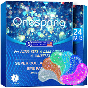 Patches gel contour des yeux Onespring, 24 paires, packaging avant