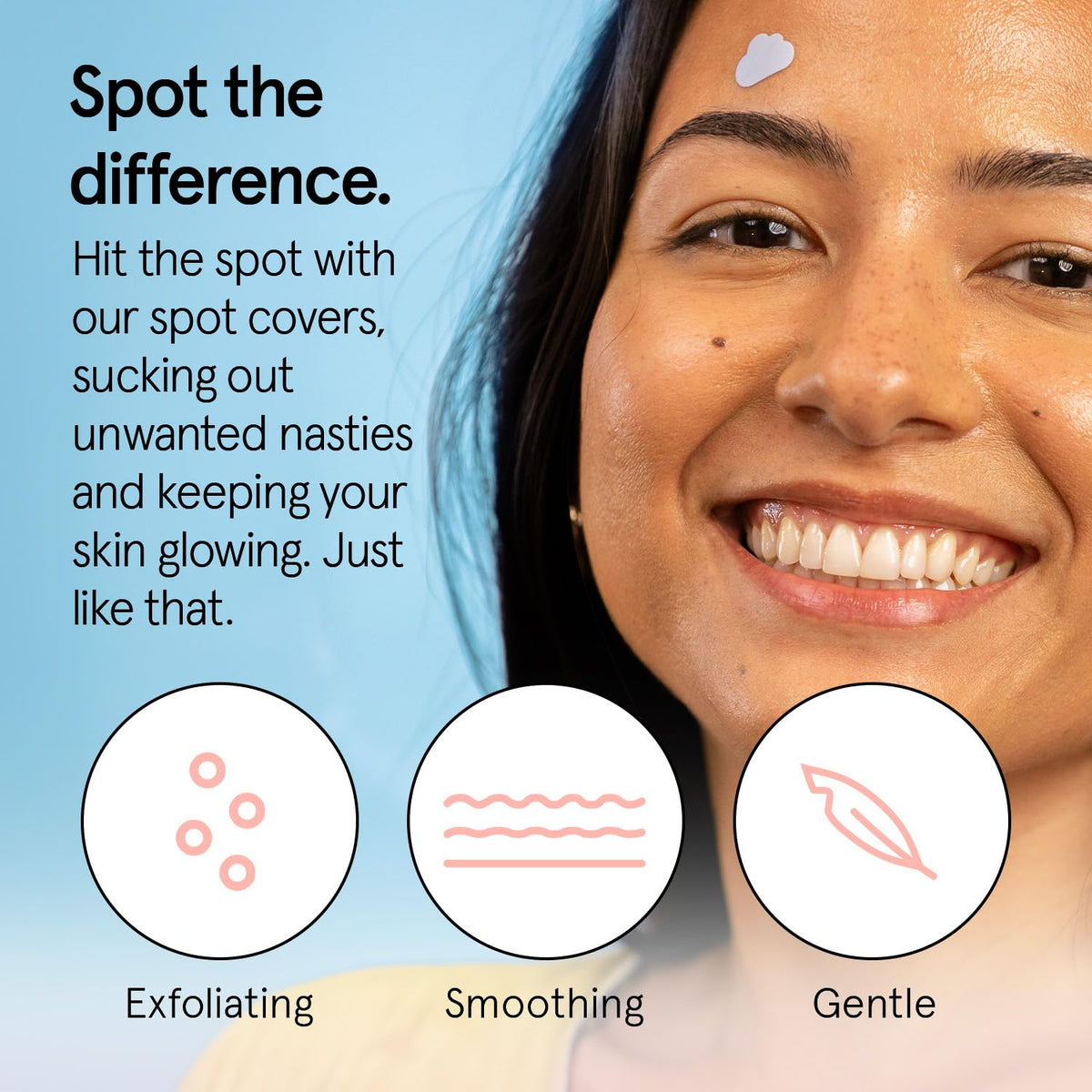 Patches grace & stella anti-imperfections en forme de fleur violette
