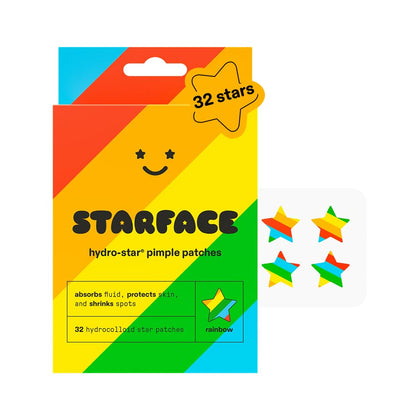 Patches Hydro-Stars Starface en forme d'étoile avec emballage coloré