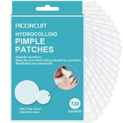 Patches hydrocolloïdes PICcircuit 720 compte, vue de face