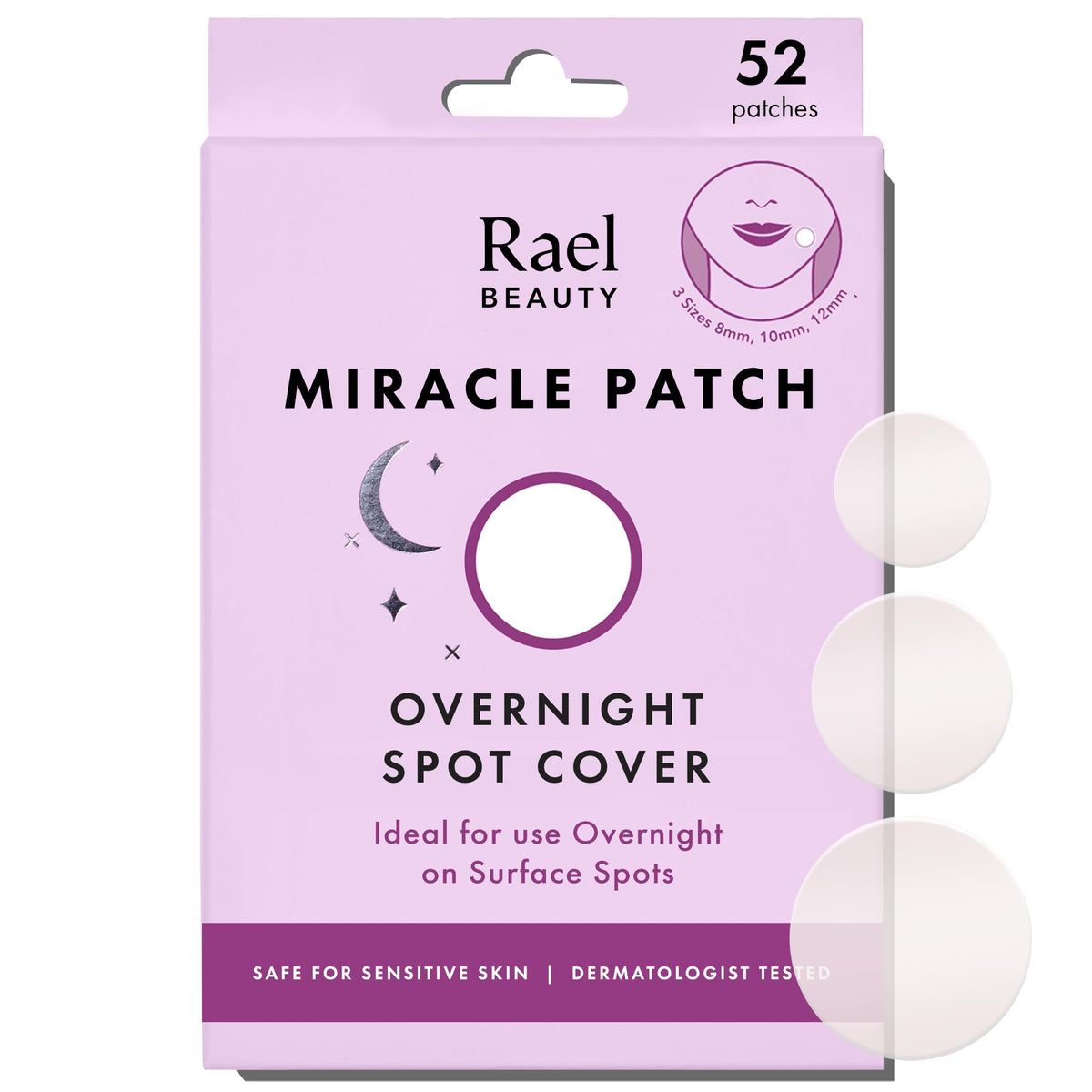 Patches hydrocolloïdes Rael 52 Ct en packaging