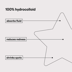 Patches hydrocolloïdes Starface Hydro-Star en couleur Pebble sur un fond neutre
