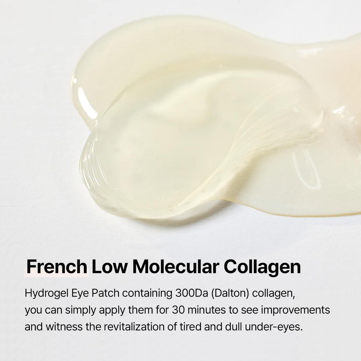 Patches hydrogel mixsoon, application sur le contour des yeux