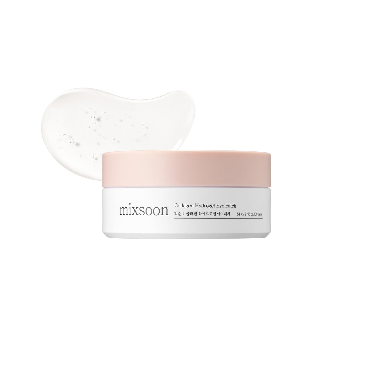 Patches hydrogel mixsoon pour le contour des yeux, packaging avant