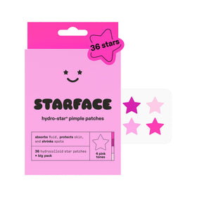 Patches HydroStar de Starface en forme d'étoile, rose