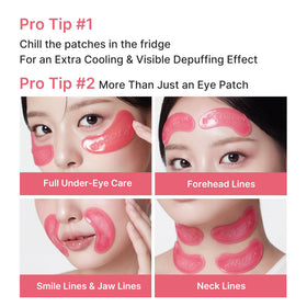 Patches médicube Jelly Eye Mask PDRN avec texture hydrogels