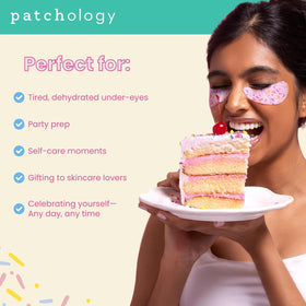 Patchology Eye Want Cake Patches 5pk avec racine de guimauve