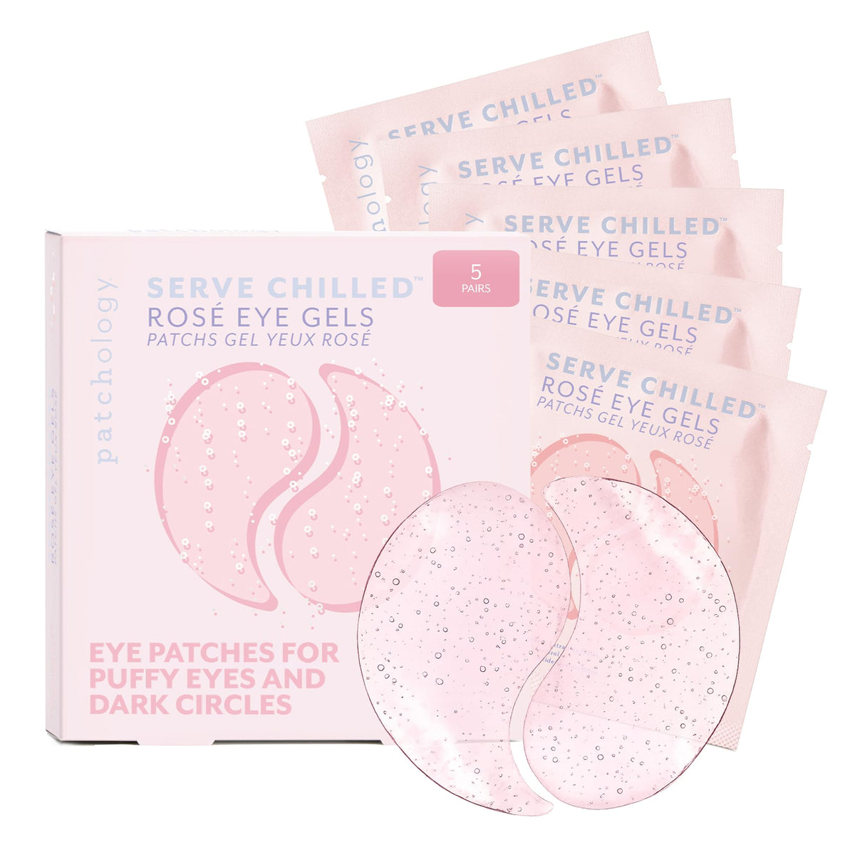 Patchology patches gel contour des yeux Rosé paquet avant