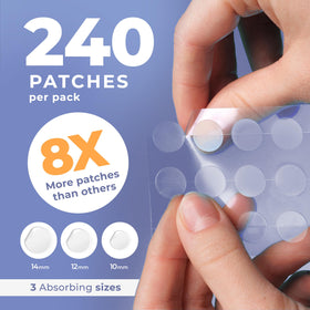PatchRx Patches Anti-Imperfections application sur le visage