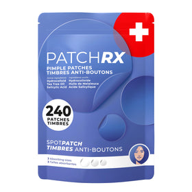 PatchRx Patches hydrocolloïdes sur une peau propre