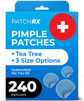 PatchRx Patchs Anti-Imperfections 240 Patchs avec Huile d'Arbre à Thé