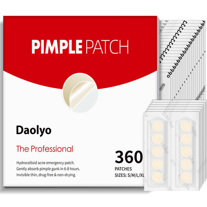 Patchs anti-acné Daolyo en sachet écologique