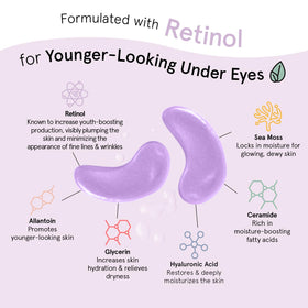 Patchs contour des yeux grace & stella, effet avant-après