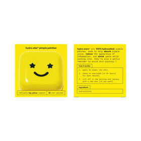 Patchs Hydro-Stars Starface en forme d'étoile, couleur jaune