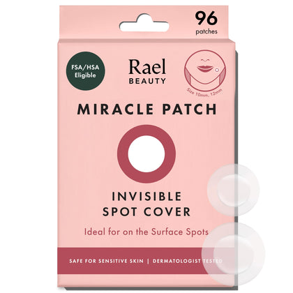 Patchs hydrocolloïdes invisibles Rael 10mm et 12mm en emballage