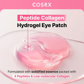 Patchs hydrogel COSRX avec ingrédients clés en arrière-plan