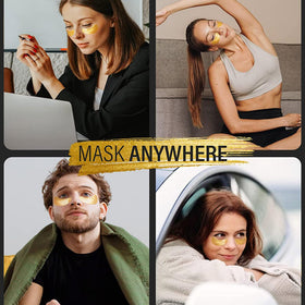 Patchs Maskiss en utilisation sur le visage