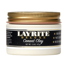 Pâte à coiffer Layrite 70g vue de face avec étiquette blanche